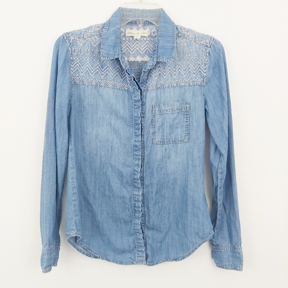 Staring at Stars Chambray Top